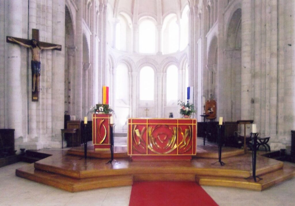 Autel majeur - 1991, Saint-Georges de Boscherville, Seine-Maritime, 160x180x5 cm