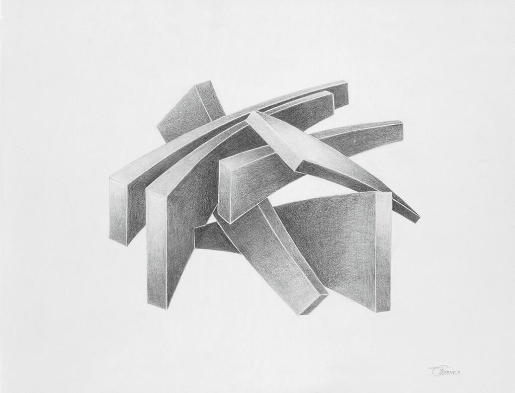 Plume d'oie - entre 1985 et 2005, 50x65 cm