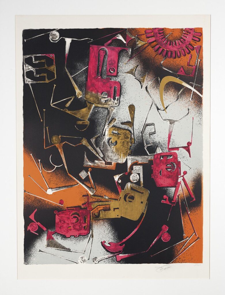 Lithographie, Sarabande - 1969, 80x60 cm